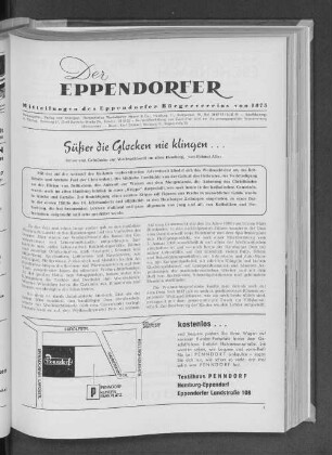Süßer die Glocken nie klingen...