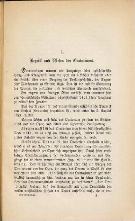 Die Geschichte des Oratoriums