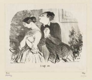 A vingt ans, aus: "Le Charivari", Paris 1853