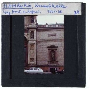 Hamburg, Kunsthalle : Fassade