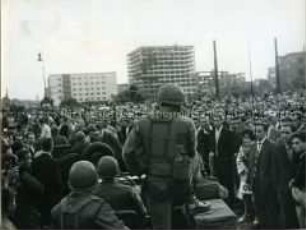 Amerikanisches Militär nahe Potsdamer Platz