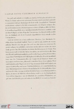 Caspar David Friedrich Almanach