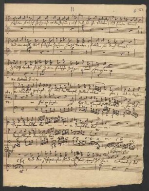[Recitativo] (Evangelist) / Coro: Und der Hohepriester stund auf