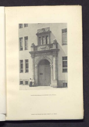Gemeindeschule am Koppenplatz, Portal