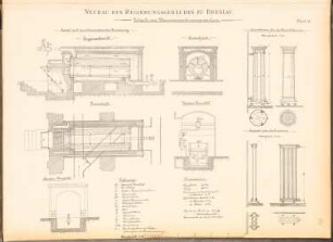 Regierungsgebäude, Breslau: Details Heizungsanlage 1:30