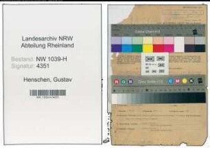 Entnazifizierung Gustav Henschen , geb. 15.08.1907 (Pfleger)