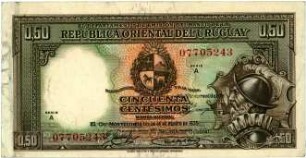 Geldschein, 50 Centésimos, 1935
