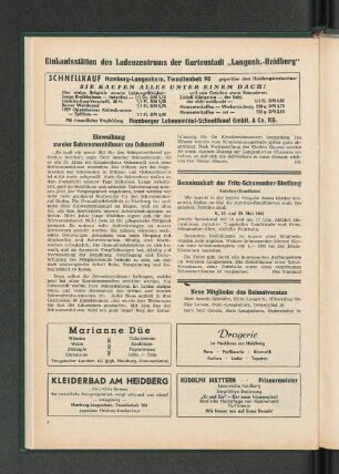 Einweihung zweier Schwesternhäuser am Ochsenzoll