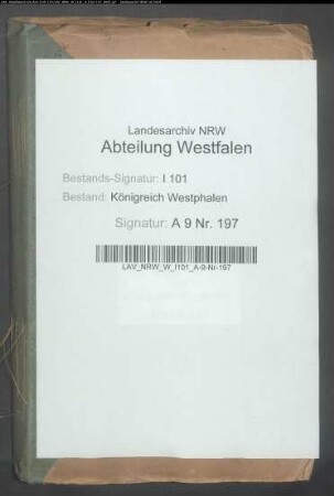 Vermögensaufnahme des St. Martinistifts, Minden