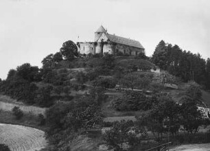 Waldeck (Kreis Waldeck-Frankenberg), Schloß, Ansicht von Osten