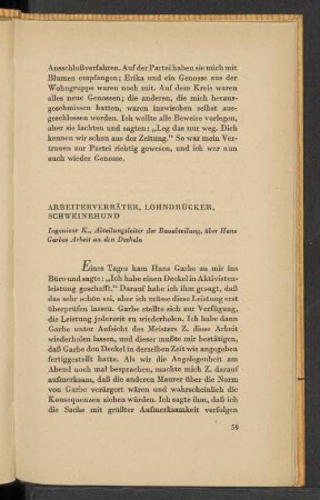 Arbeiterverräter, Lohndrücker, Schweinehund