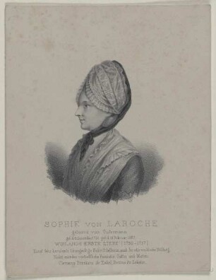 Bildnis der Sophie von Laroche