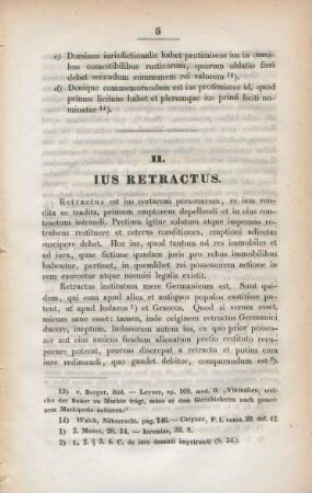 II. Ius retractus.