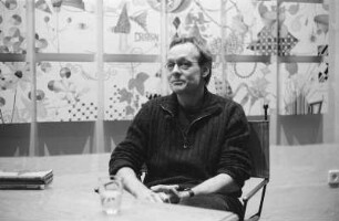 Brecht-Haus : Im Brecht-Haus: Walle Sayer; Bild: Hildegard Skowasch