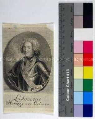 Porträt des französischen Offiziers Louis Philippe Duc d' Orléans