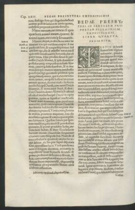 Bedae Presbyteri In Samuelem Prophetam ... Liber Quartus.