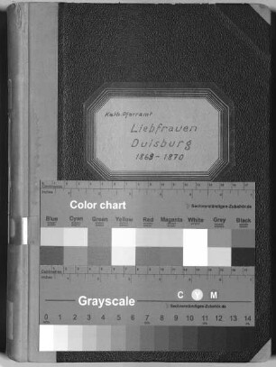 Liebfrauen-Kirche (katholische Gemeinde): Taufen 1869 - 1870