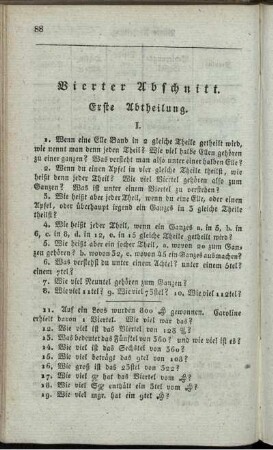Vierter bis Fünfter Abschnitt.