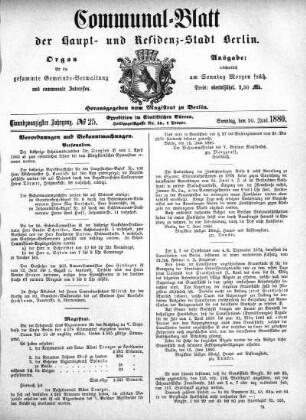 1880,25: No. 25, 20. Juni 1880