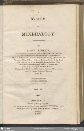 2: A system of mineralogy