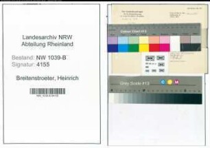 Entnazifizierung Heinrich Breitenstroeter , geb. 00.00.0000 (Postbeamter)