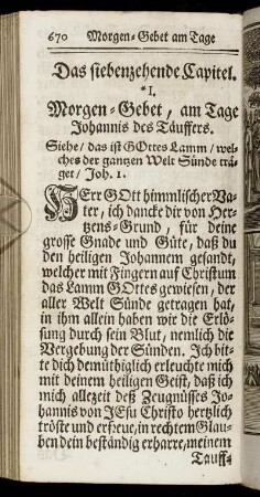 Das siebenzehende Capitel.