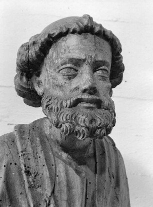 Apostel Petrus : Apostel Petrus. Eichenholz (um 1410). Bruststück. Bremen: Landesmuseum für Kunst- und Kulturgeschichte (Focke-Museum)