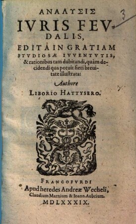 Analysis iuris feudalis