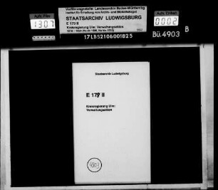 Gemeinderechtsverhältnisse in Unterdettingen, Untersulmetingen, Volkersheim und Warthausen mit Röhrwangen