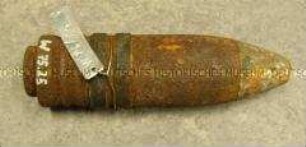 3,7 cm - Sprenggranate mit Bodenzünder