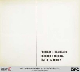 Projekty i realizacje - Bohdana Lacherta - Józefa Szanajcy