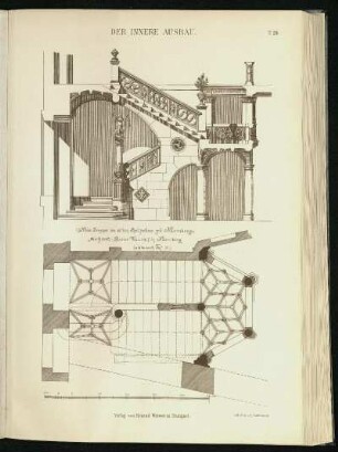 Neue Treppe im alten Rathaus zu Nürnberg