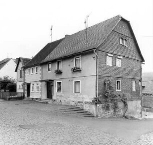 Fachwerkwohnhaus; Ortenberg, Schloßgasse 6, Schloßgasse 8, Schloßgasse