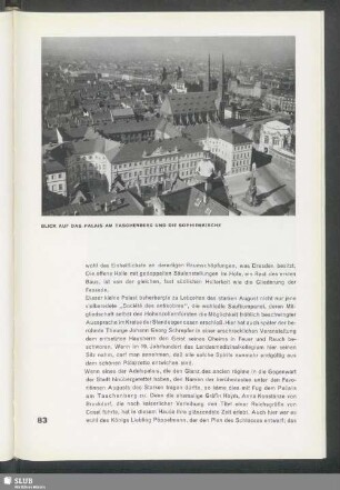 Blick auf das Palais am Taschenberg und die Sophienkirche