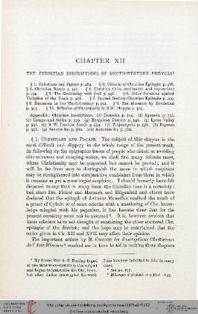 Chapter XII: The christian inscriptions of south-western Phrygia