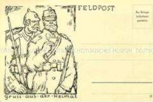 Feldpostkarten-Vordruck