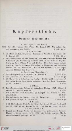Kupferstiche (Nr. 5004 - 5823)