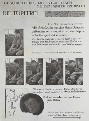Darstellung Töpfertechnik, Mus., Rodewisch