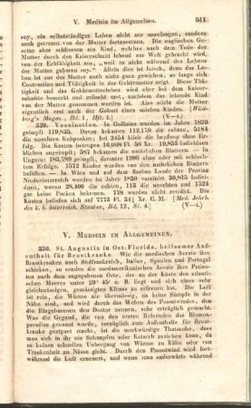 V. Medicin im Allgemeinen.