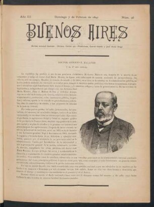 Doctor Antonio E. Malaver : [Murió] el 1o del actual