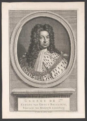 Porträt Georg I., König von Großbriannien (1660-1727)