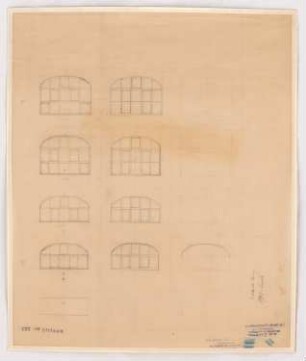 Fabrik Sigmund Goeritz AG, Chemnitz: Fensterdetails 1:10