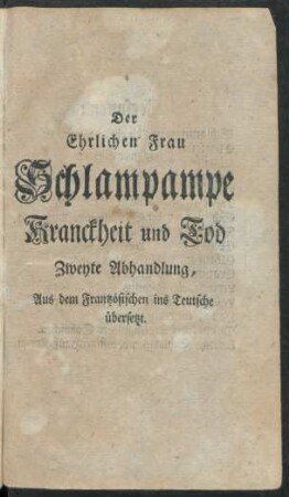 Zweyte Abhandlung