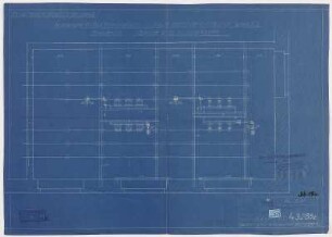 Erweiterung Werk II, Anordnung im 6 kV Provisorium, neue Kabelverbindung Werk I, II