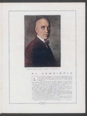 El demócrata - Ingeniero don José Serrato