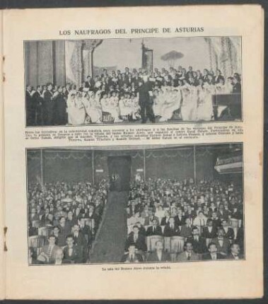 Los náufragos del Príncipe de Asturias
