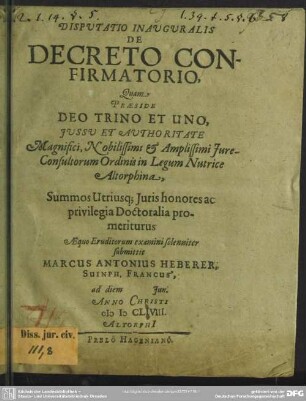 De decreto confirmatorio