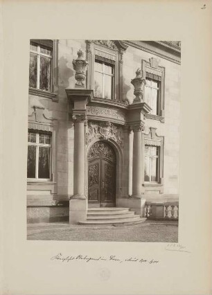 Oberbergamt, Bonn: Eingangsportal