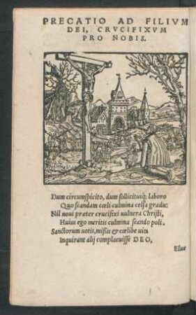 Precatio Ad Filium Dei, Crucifixum Pro Nobis.