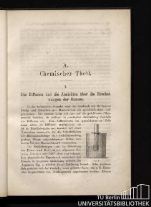 A. Chemischer Theil